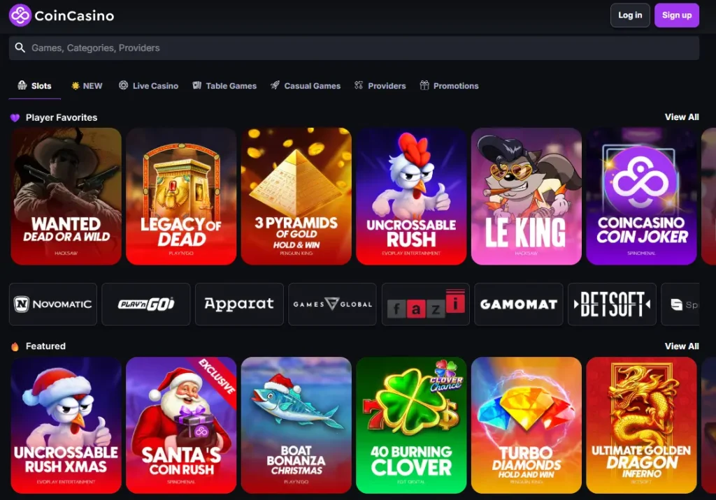 CoinCasino Games